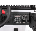 Elektrické autíčko Jeep BEAST 4x4 - MP3 - biele